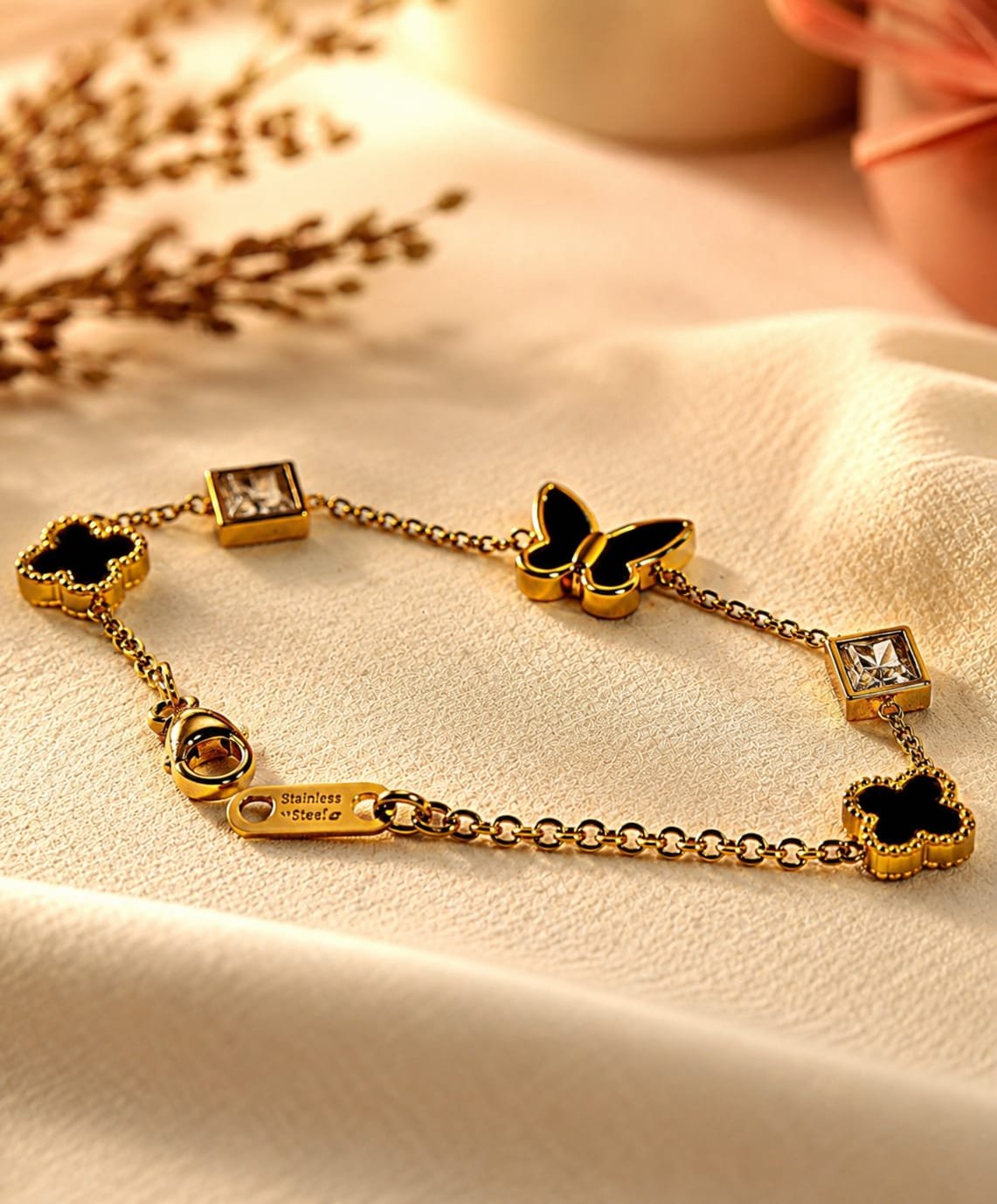 The Midnight Butterfly Bracelet