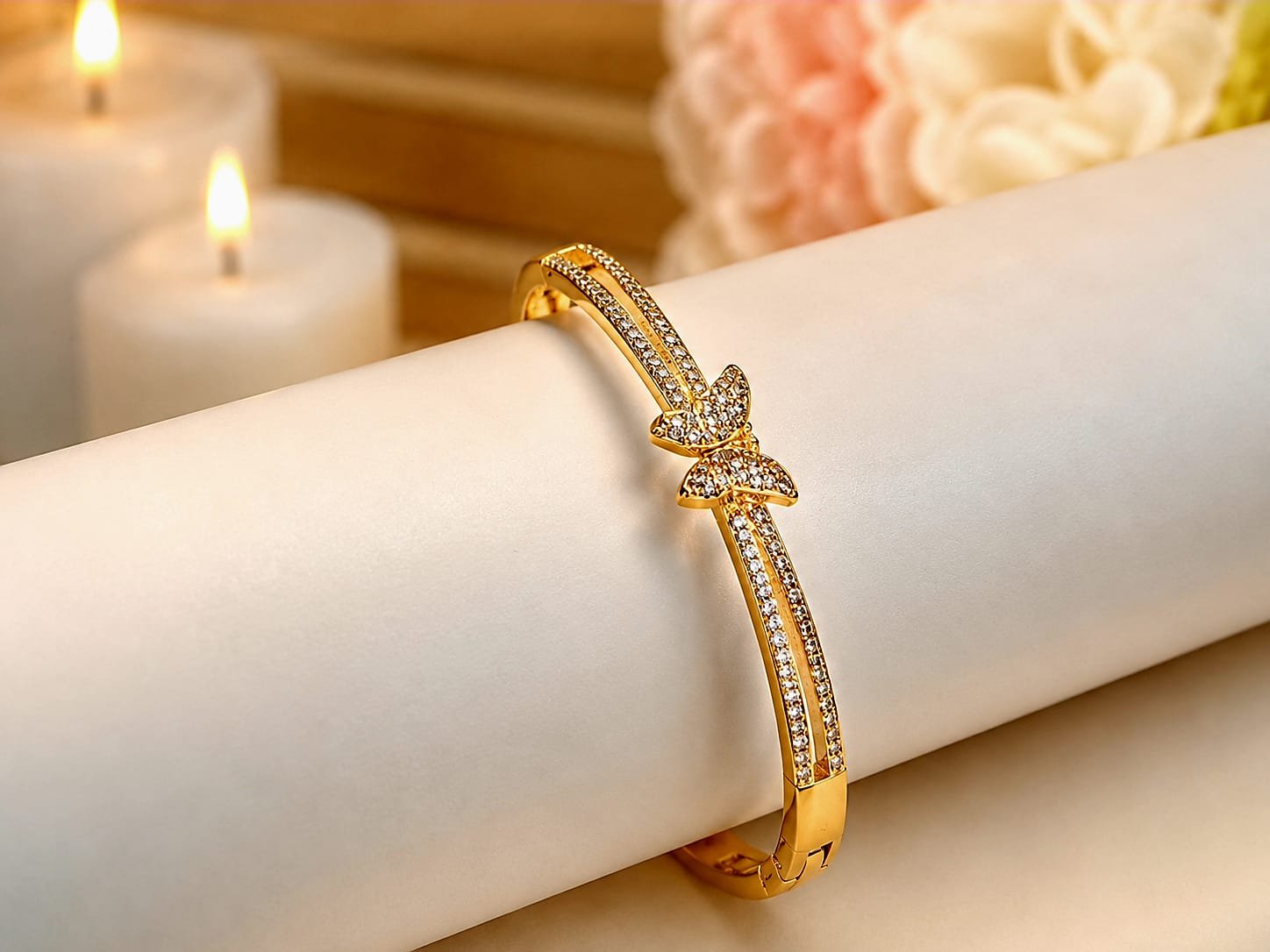 The Pave Butterfly Cuff