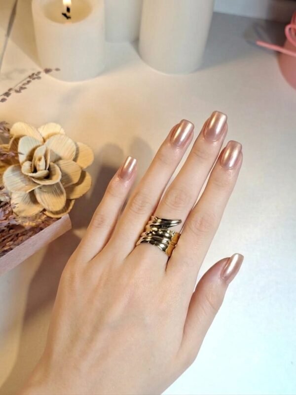 Gold Wave Ring
