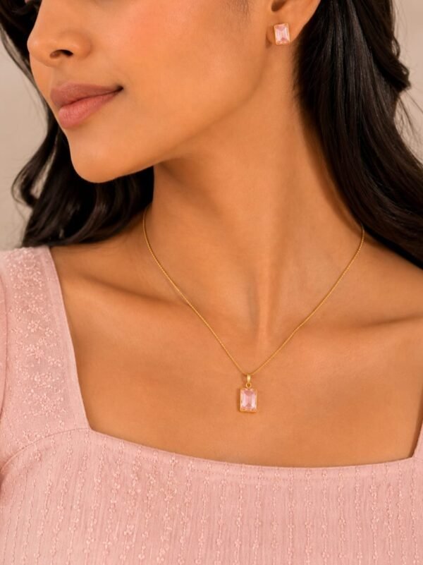 The Blush Emerald Set